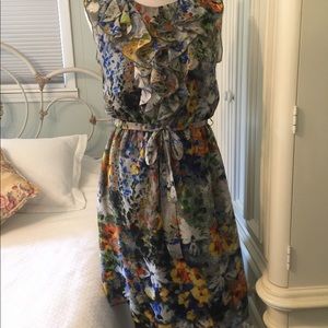 Emma & Michele Sheer Dress, Size 8